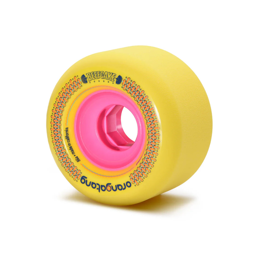 Orangatang Beefcake 86a Yellow - 73mm
