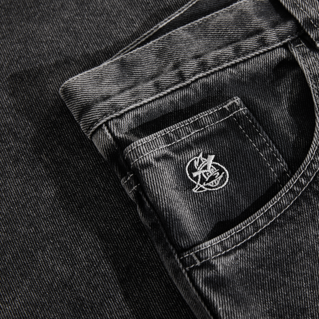 Polar 93! Pants - SIlver Black