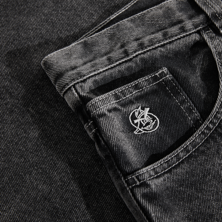 Polar 93! Pants - SIlver Black