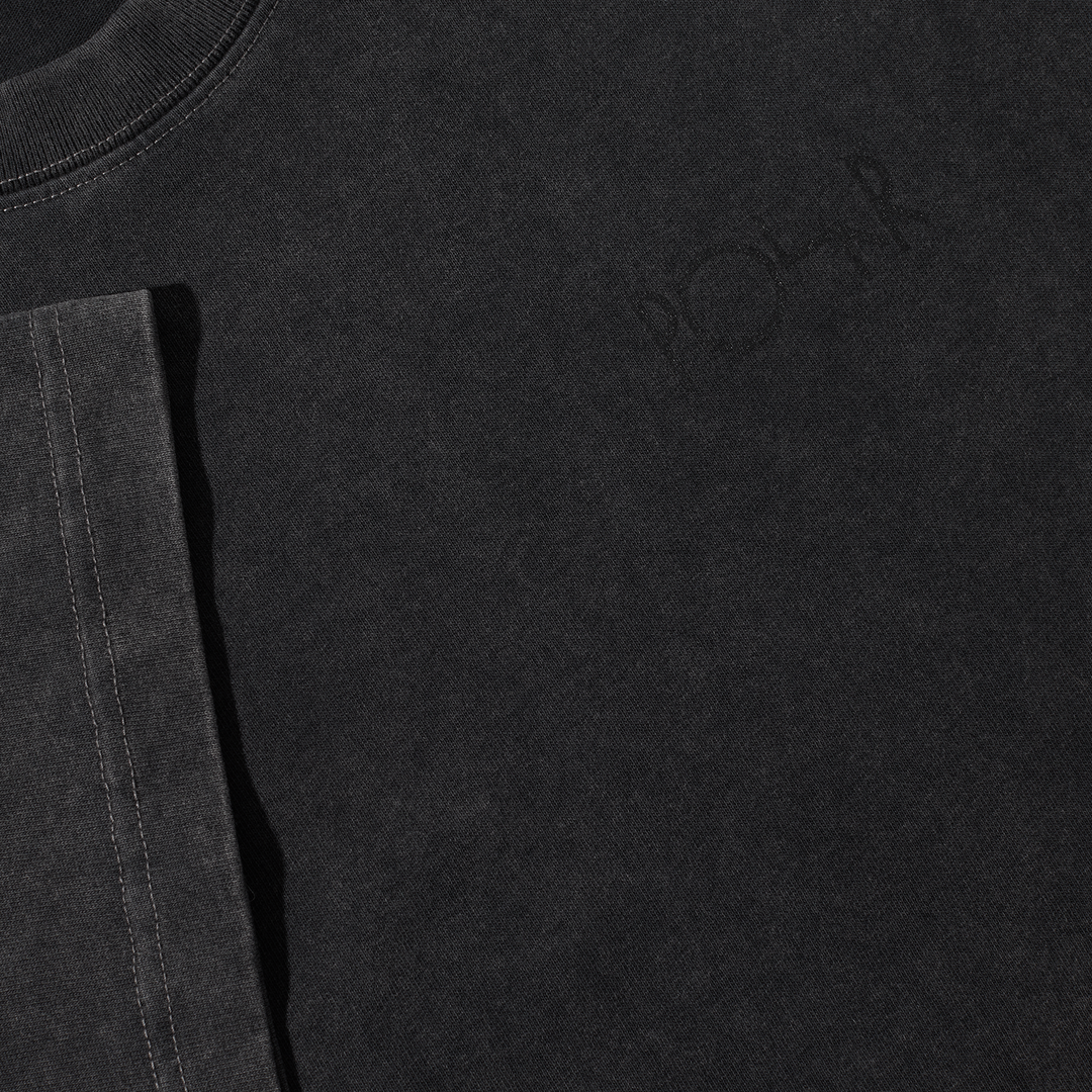Polar Contrast Tee Stroke Logo - Silver Black / Black