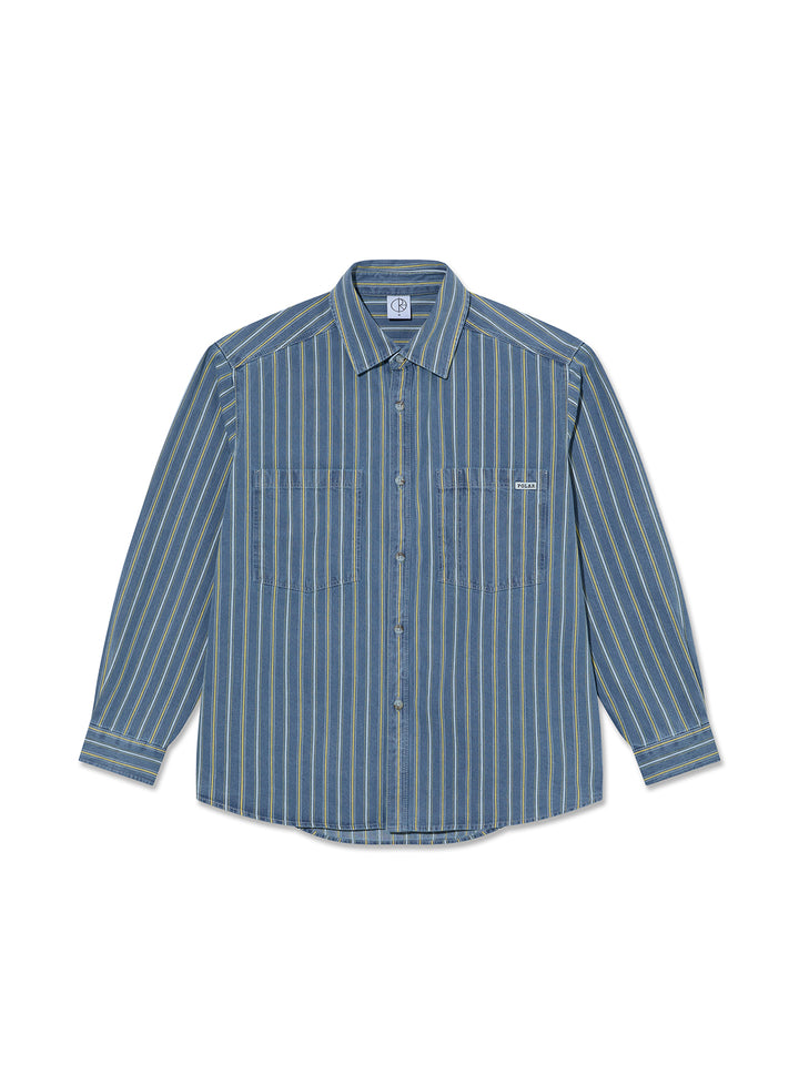 Polar Mike Denim Shirt - Blue / Yellow