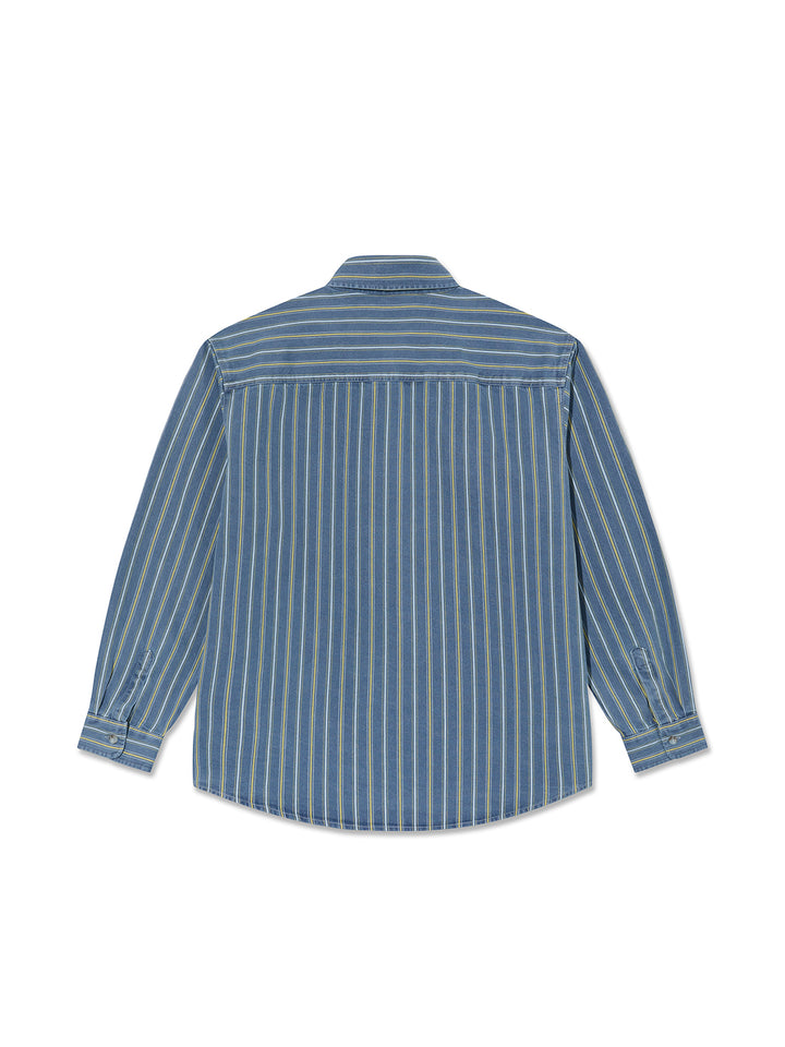 Polar Mike Denim Shirt - Blue / Yellow