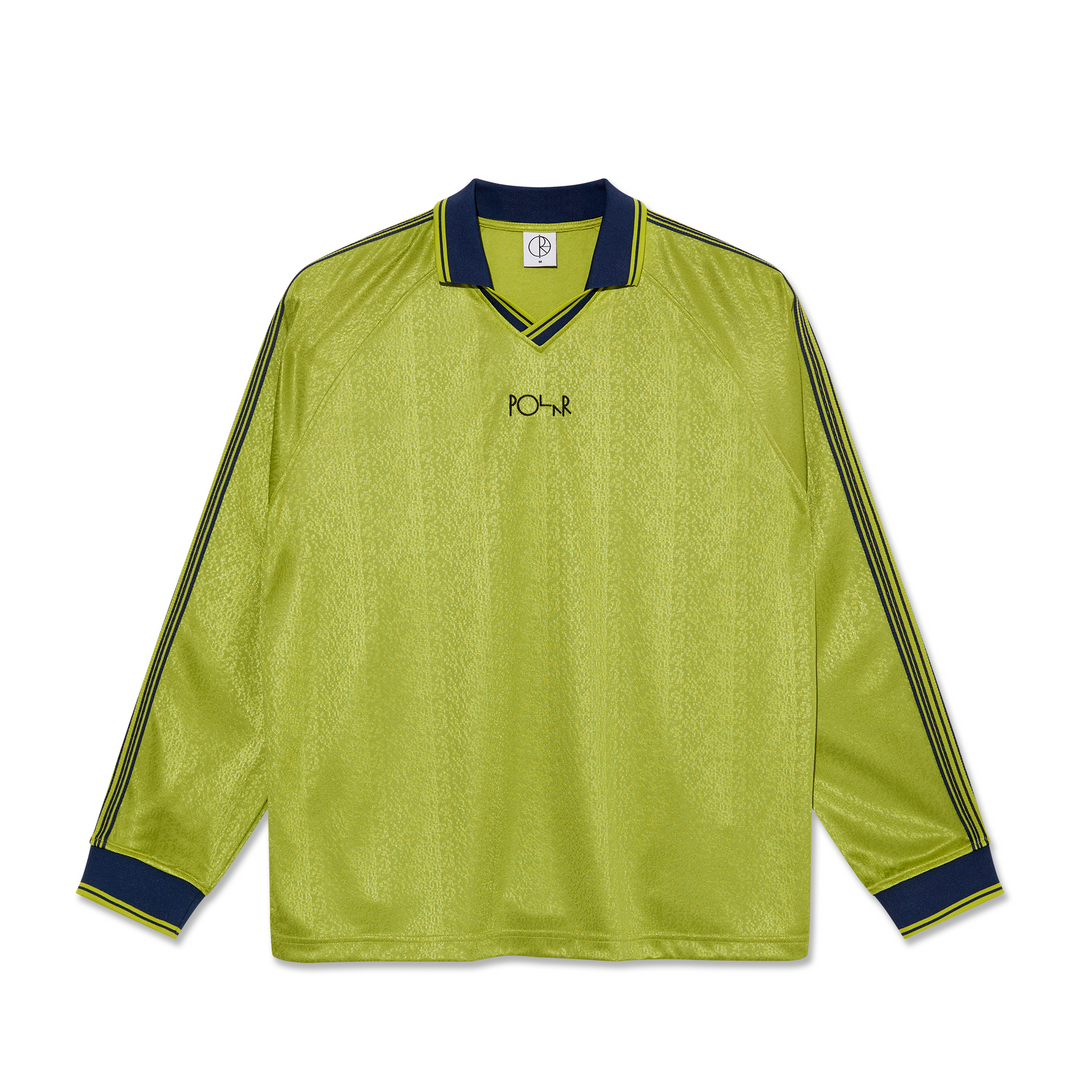 Polar Davie LS Shirt - Peridot / Dark Blue