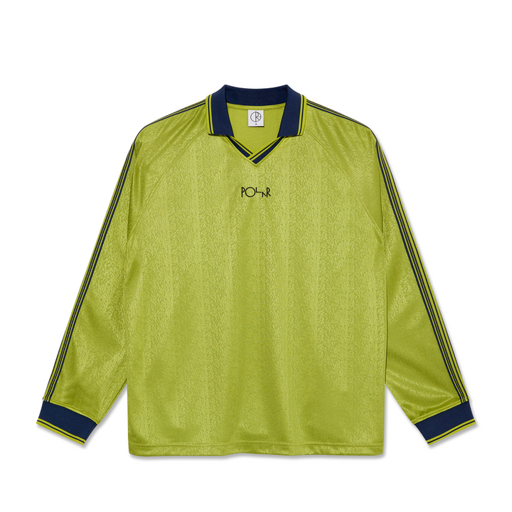 Polar Davie LS Shirt - Peridot / Dark Blue