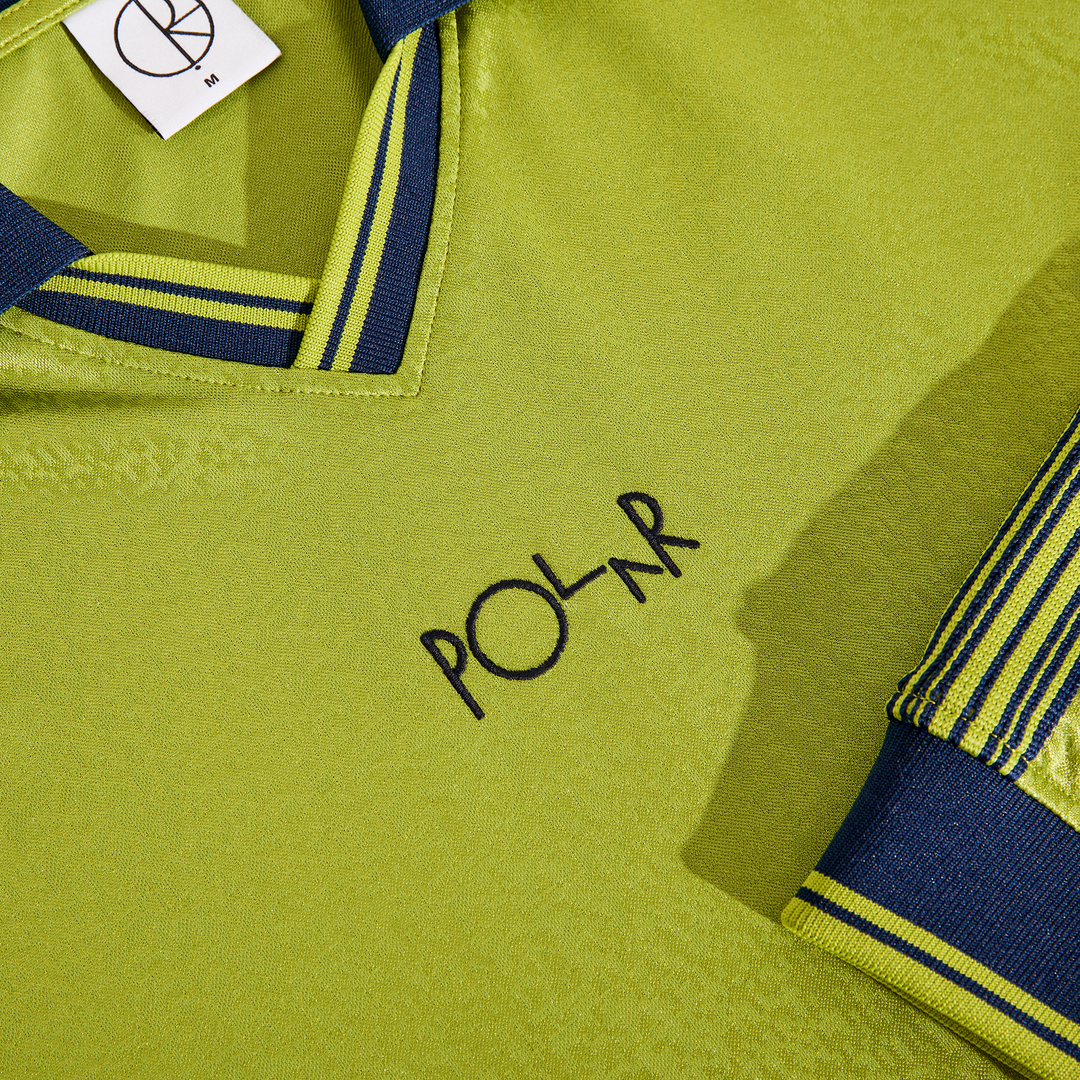 Polar Davie LS Shirt - Peridot / Dark Blue