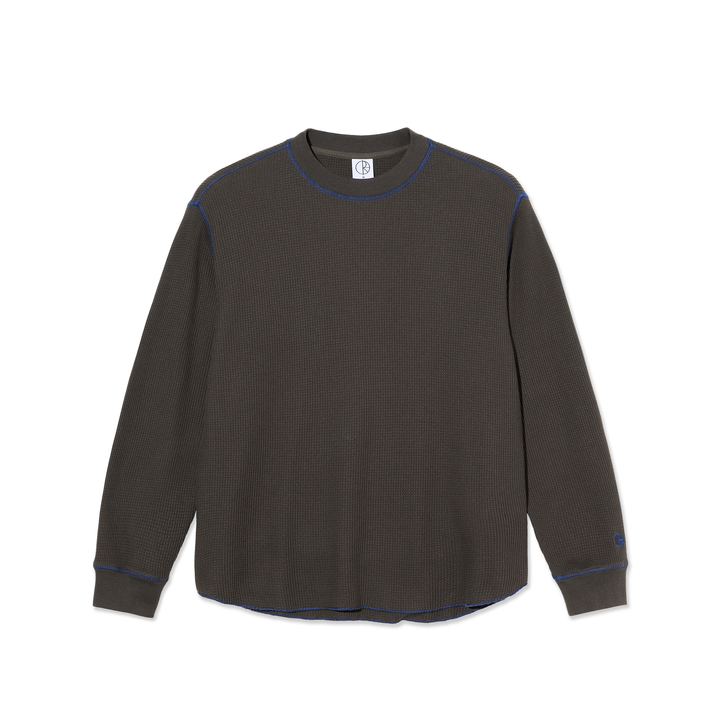 Polar Dylan LS Tee - Dirty Black / Blue