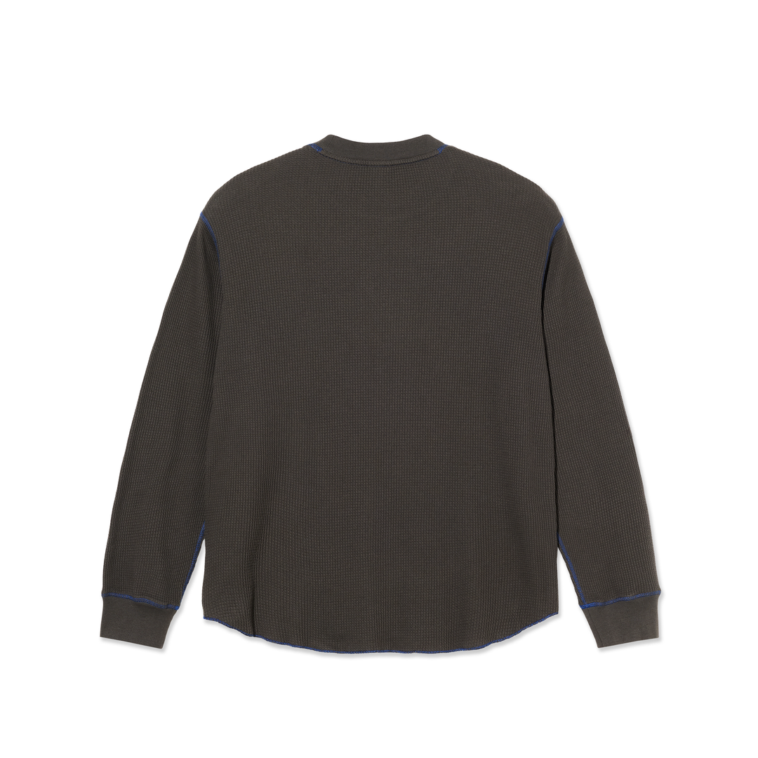 Polar Dylan LS Tee - Dirty Black / Blue