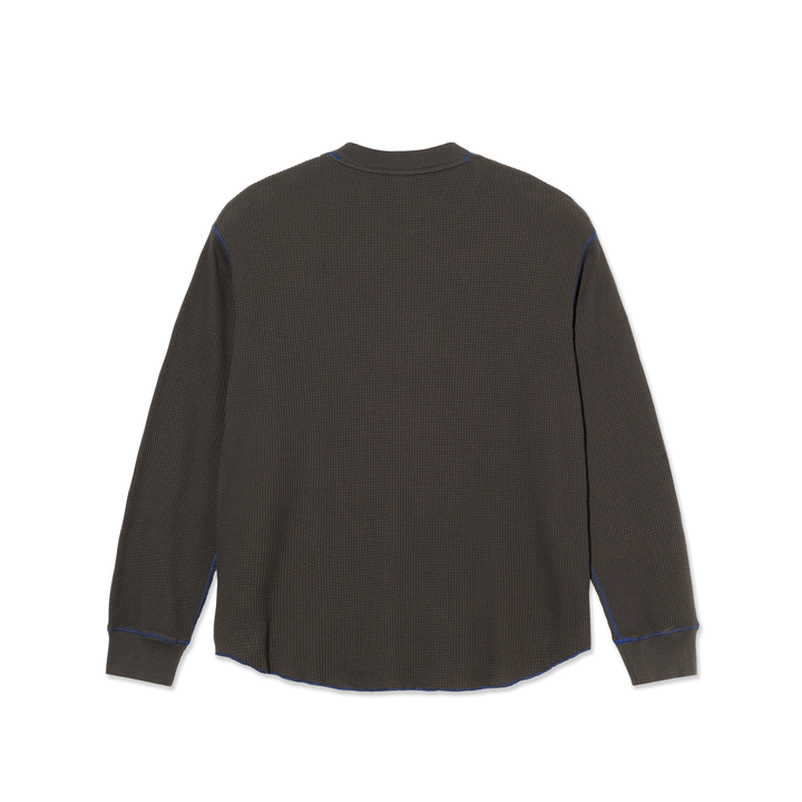 Polar Dylan LS Tee - Dirty Black / Blue