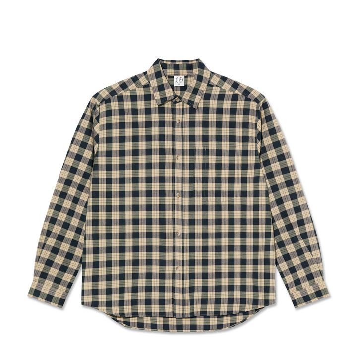 Polar Mitchell LS Shirt - Teal / Butter