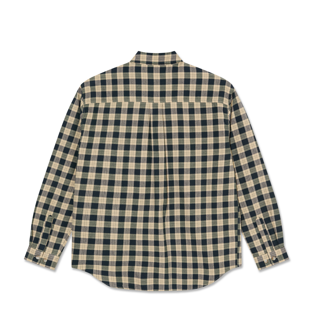 Polar Mitchell LS Shirt - Teal / Butter