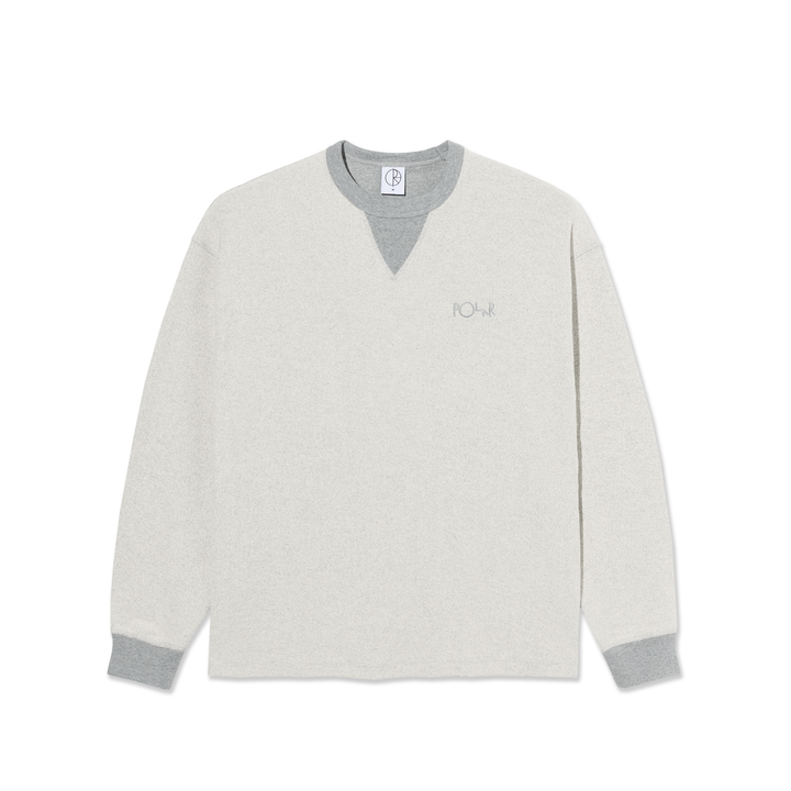 Polar Reversed Sweater - Heather Grey