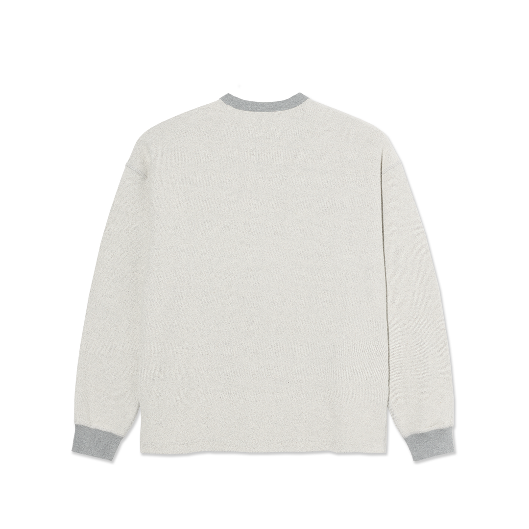 Polar Reversed Sweater - Heather Grey