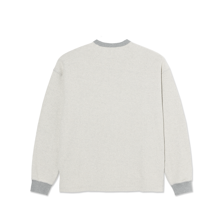 Polar Reversed Sweater - Heather Grey