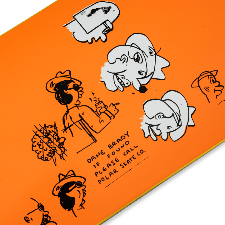 Polar Dane Brady Mia Deck (Orange) - 8.5