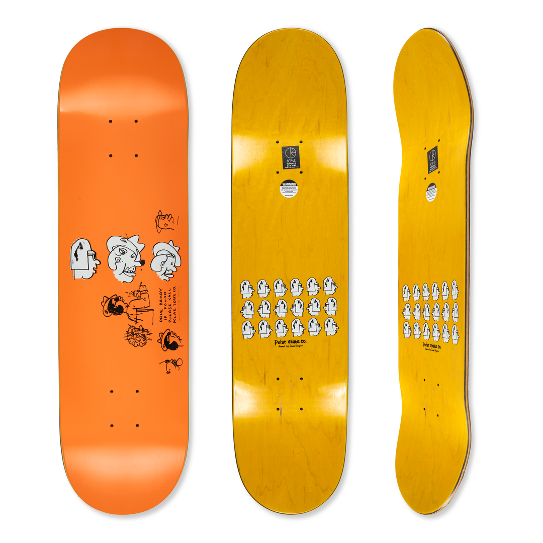 Polar Dane Brady Mia Deck (Orange) - 8.5