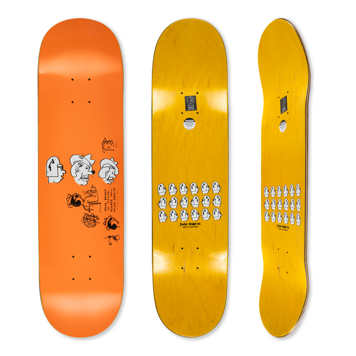 Polar Dane Brady Mia Deck (Orange) - 8.5