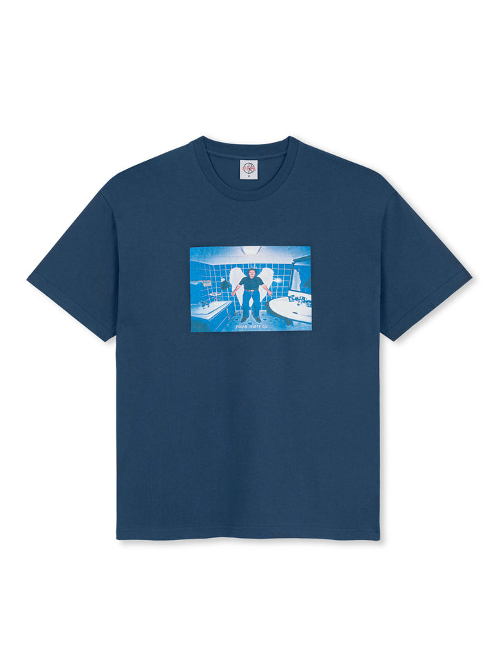 Polar Angel Man Tee - Grey Blue