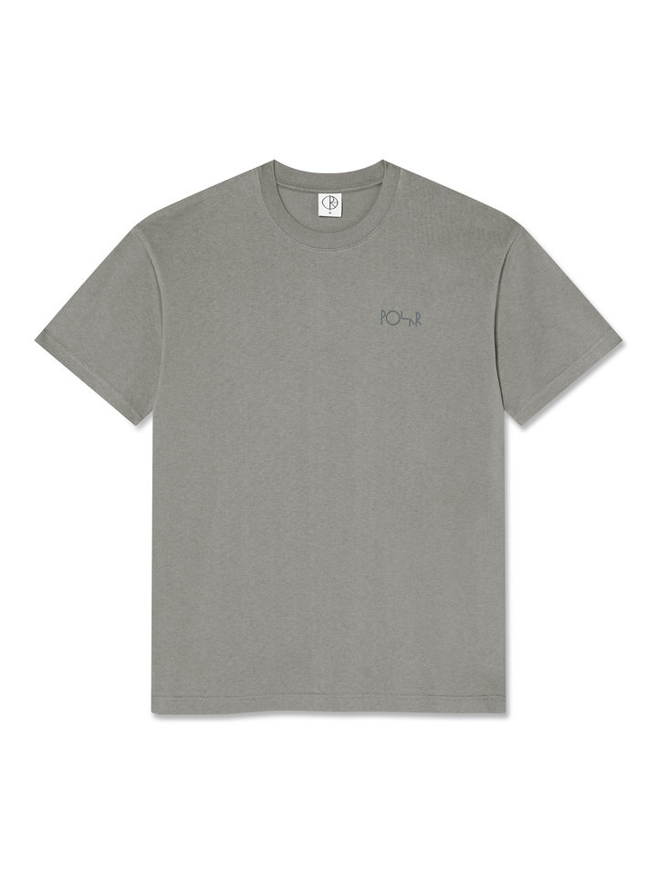 Polar Stroke Logo Contrast Tee - Grey