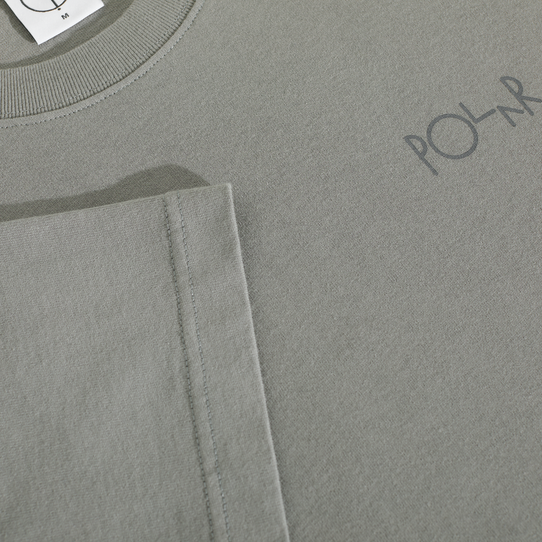 Polar Stroke Logo Contrast Tee - Grey
