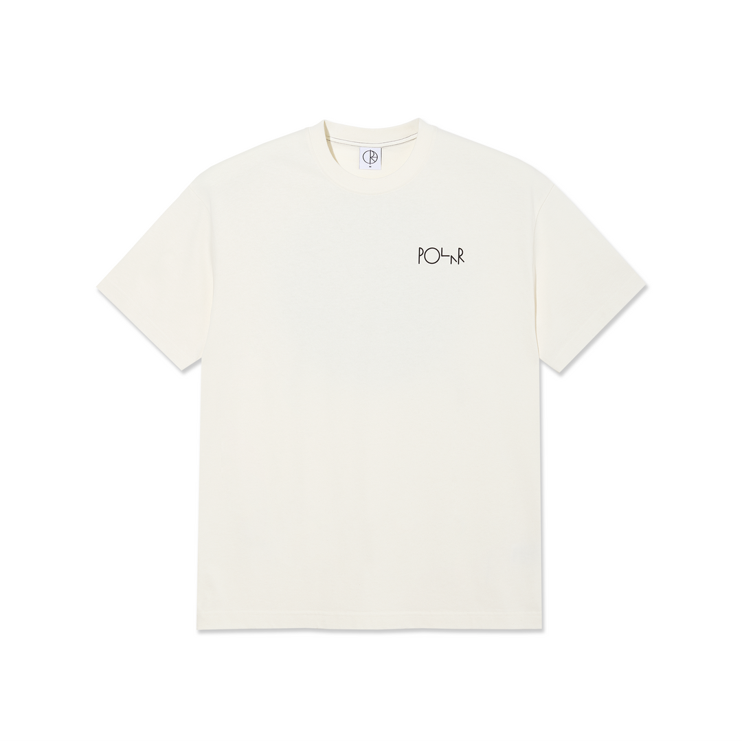 Polar Contrast Tee Fill Logo - Ivory / Black