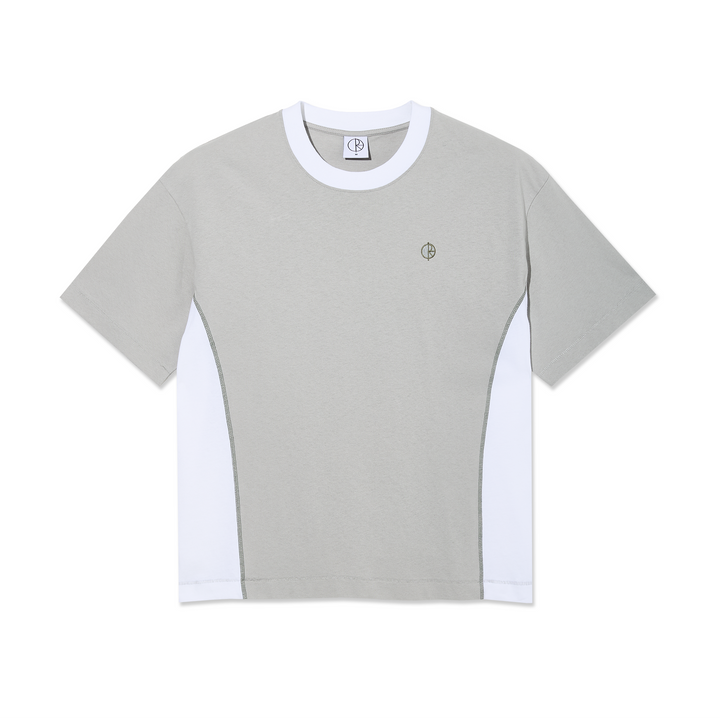Polar Surf Panel Tee  - Silver / White