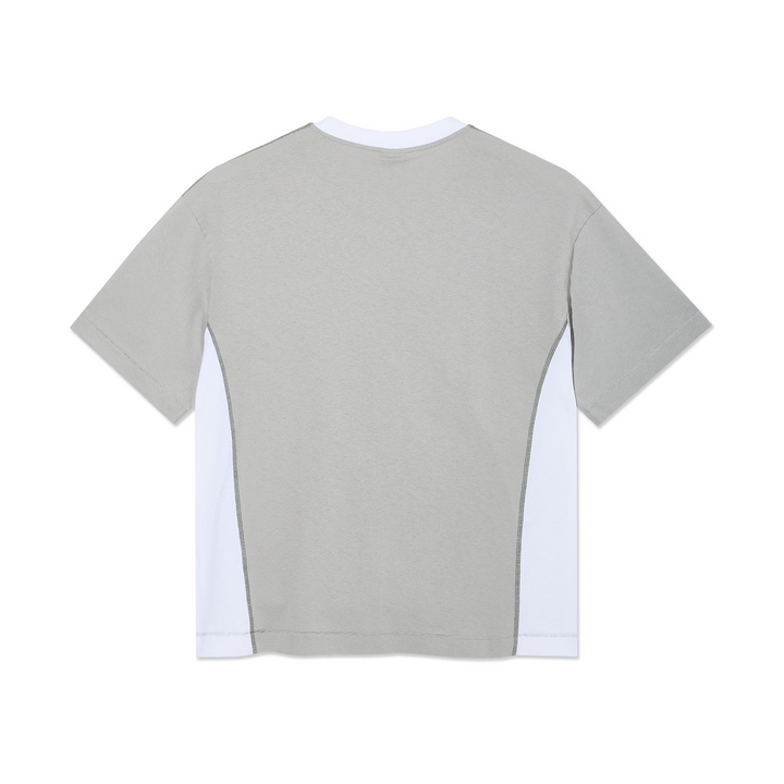 Polar Surf Panel Tee  - Silver / White