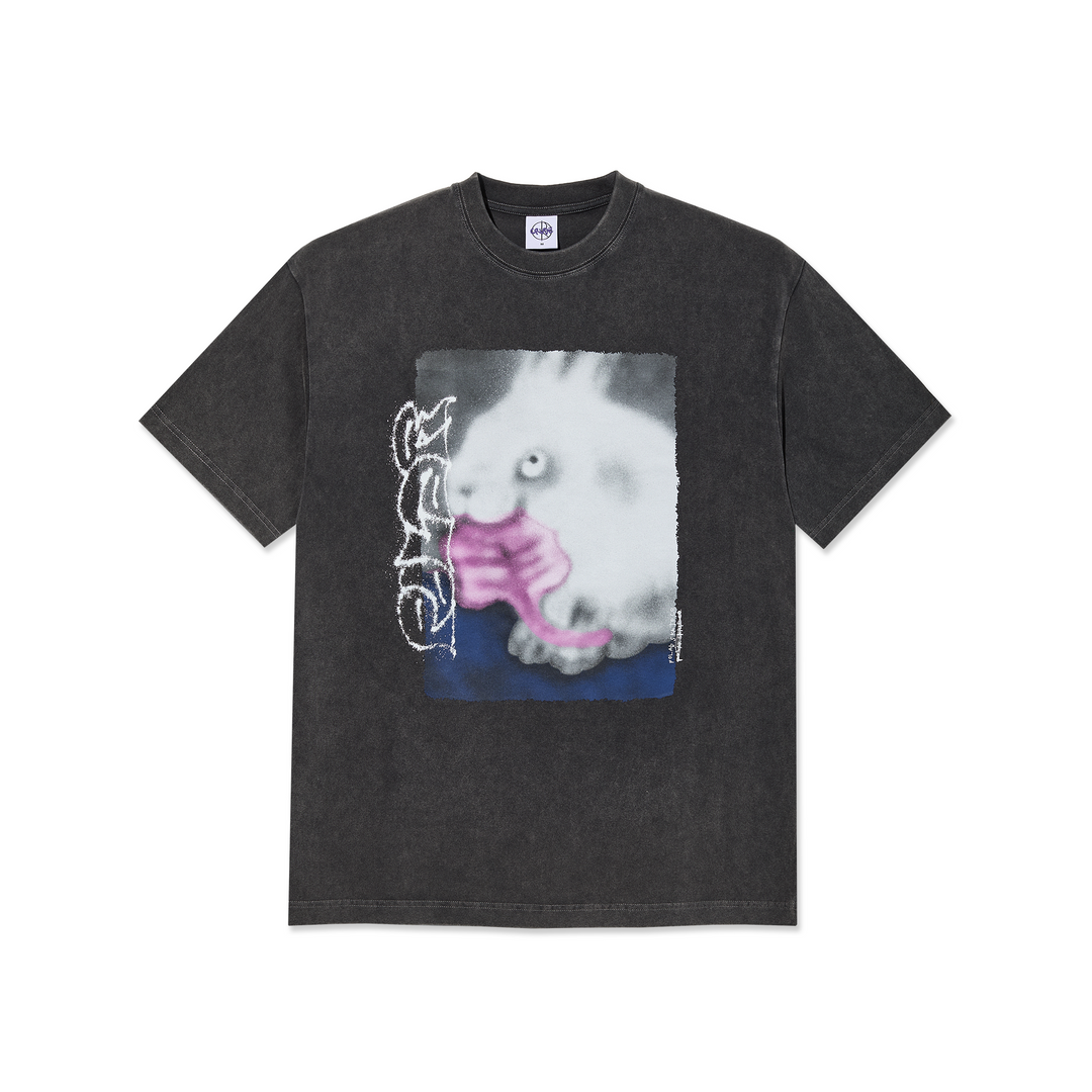 Polar Rabbit Tee - Silver / Black