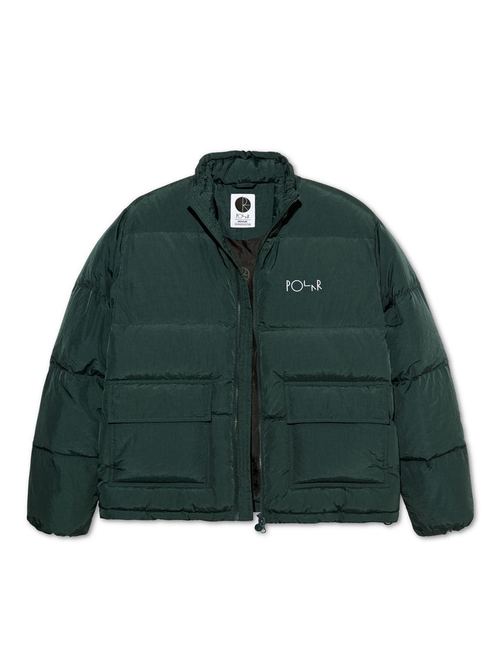 Polar Pocket Puffer Jacket - Dark Teal