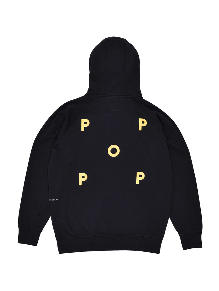 Pop Trading Logo Hood - Anthracite