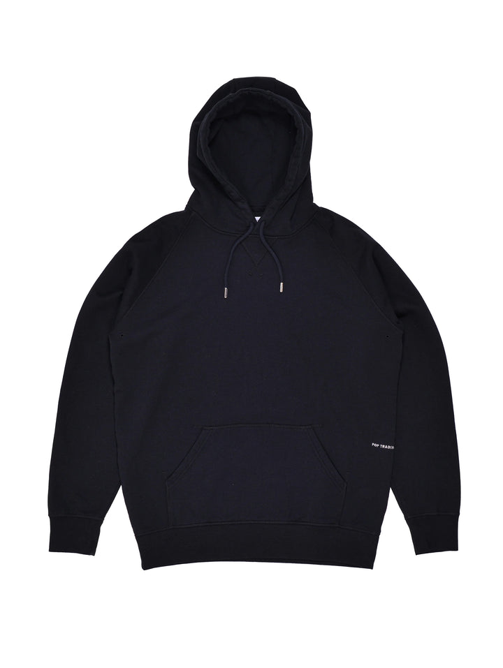 Pop Trading Logo Hood - Anthracite