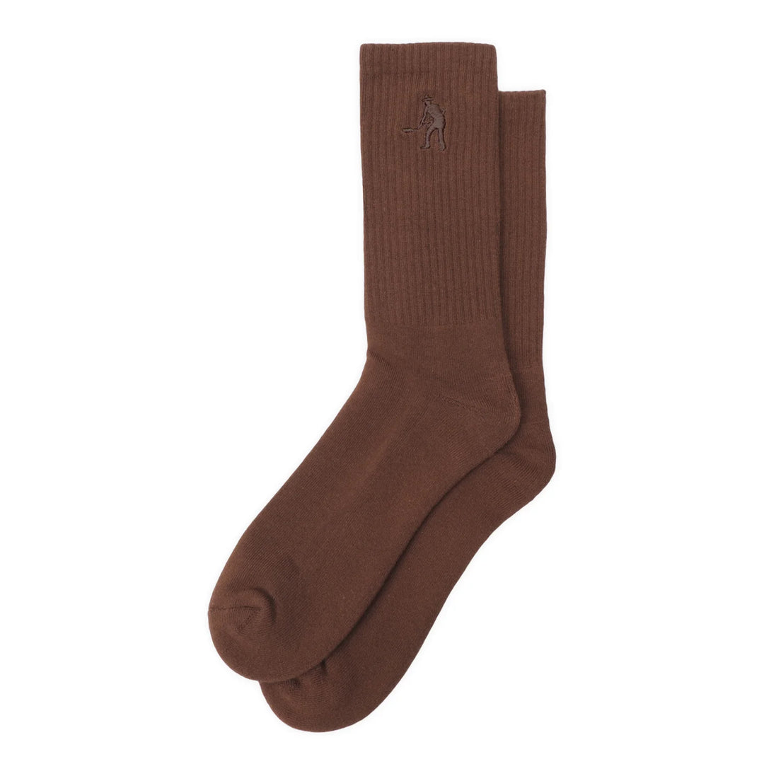 Passport Solid Workers Sox - Brown