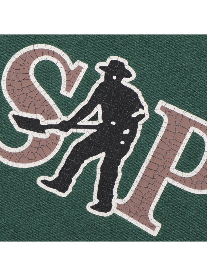 Passport Official Contrast Tee - Washed Forest Green