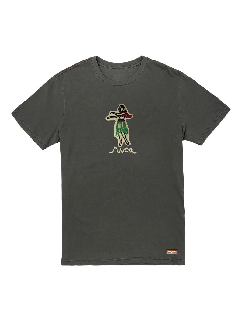 RVCA Oblow Hula Tee - Pirate Black
