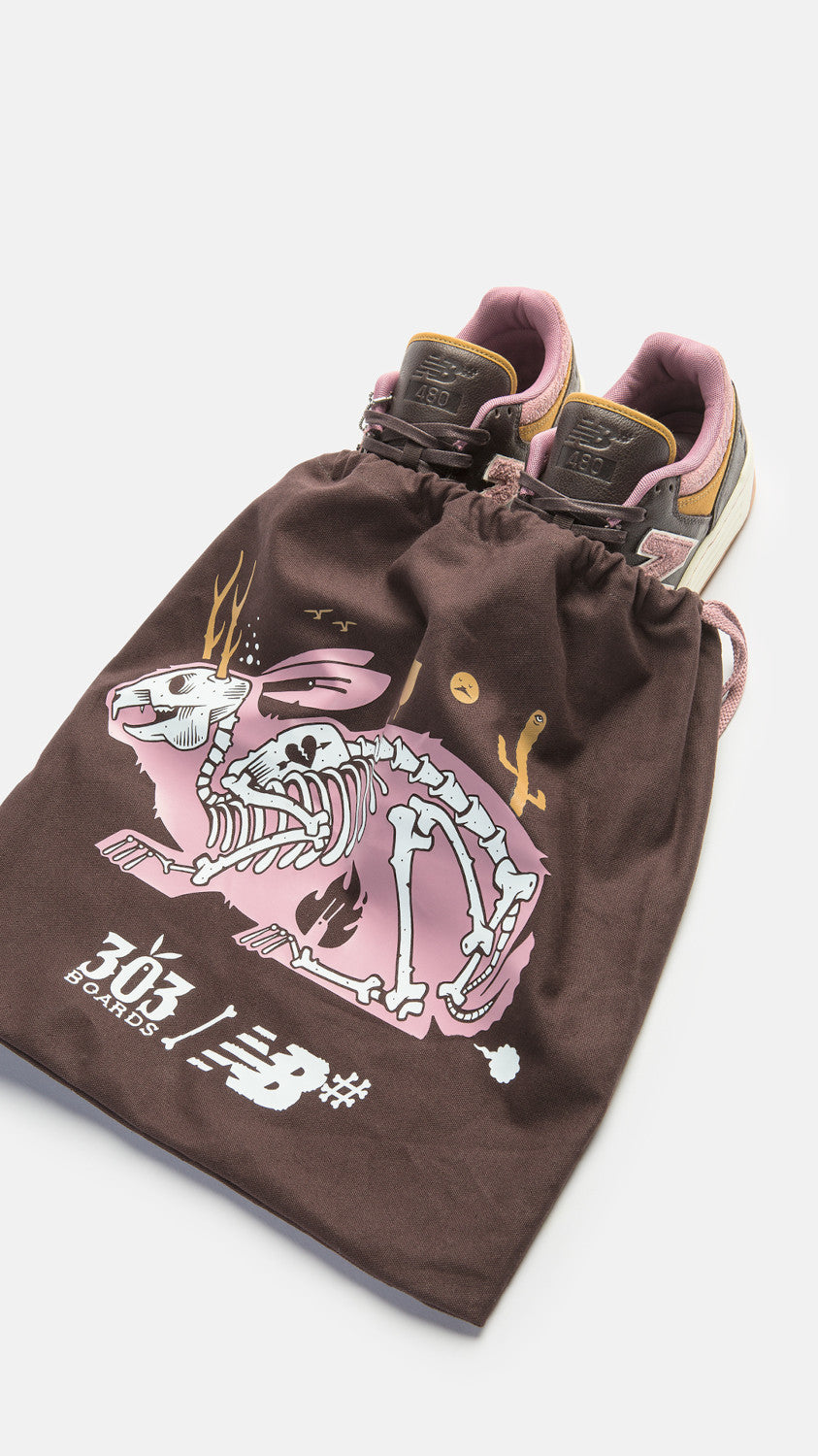 New Balance Numeric 480 x Jeremy Fish 303 - Brown / Pink