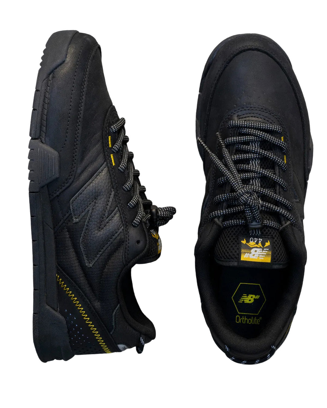 New Balance Numeric 440 v2 Trail Low Wide - Black / Black