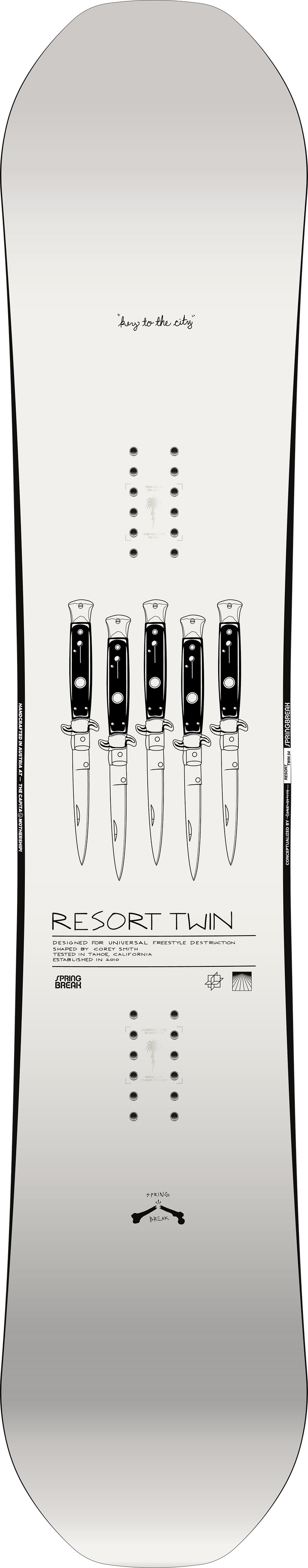 2027 Capita SB Resort Twin Snowboard - 154cm