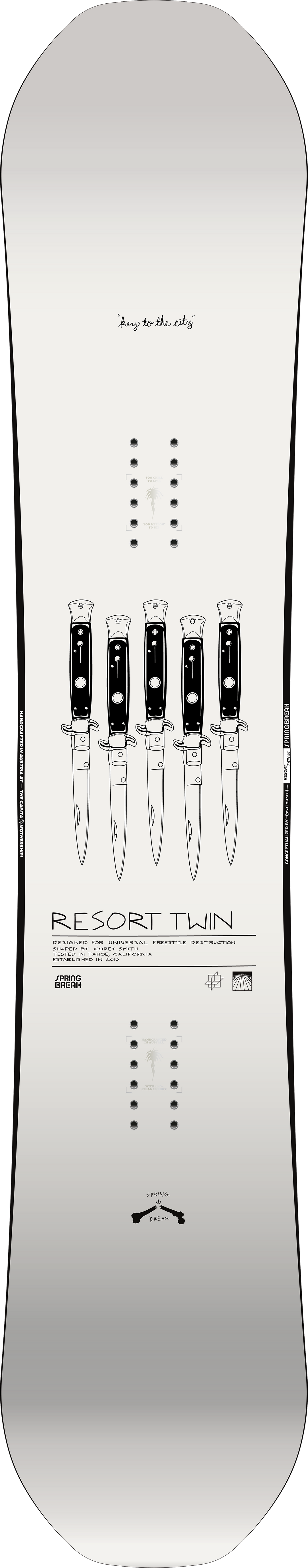 2027 Capita SB Resort Twin Snowboard - 156cm