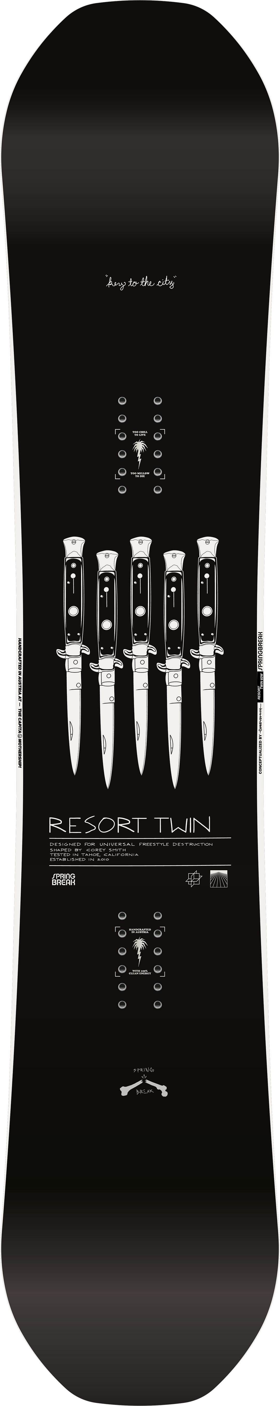 2027 Capita SB Resort Twin Snowboard - 158cm Wide