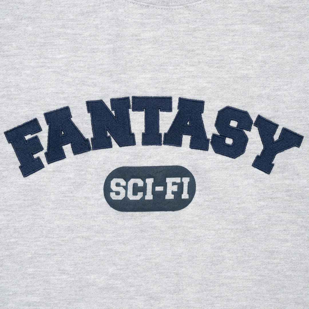 Sci-Fi University Crewneck Fleece - Heather Grey