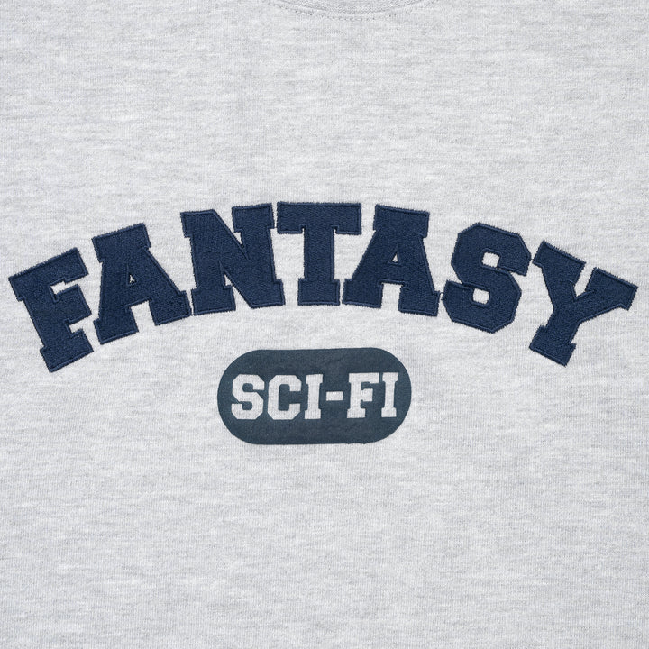 Sci-Fi University Crewneck Fleece - Heather Grey