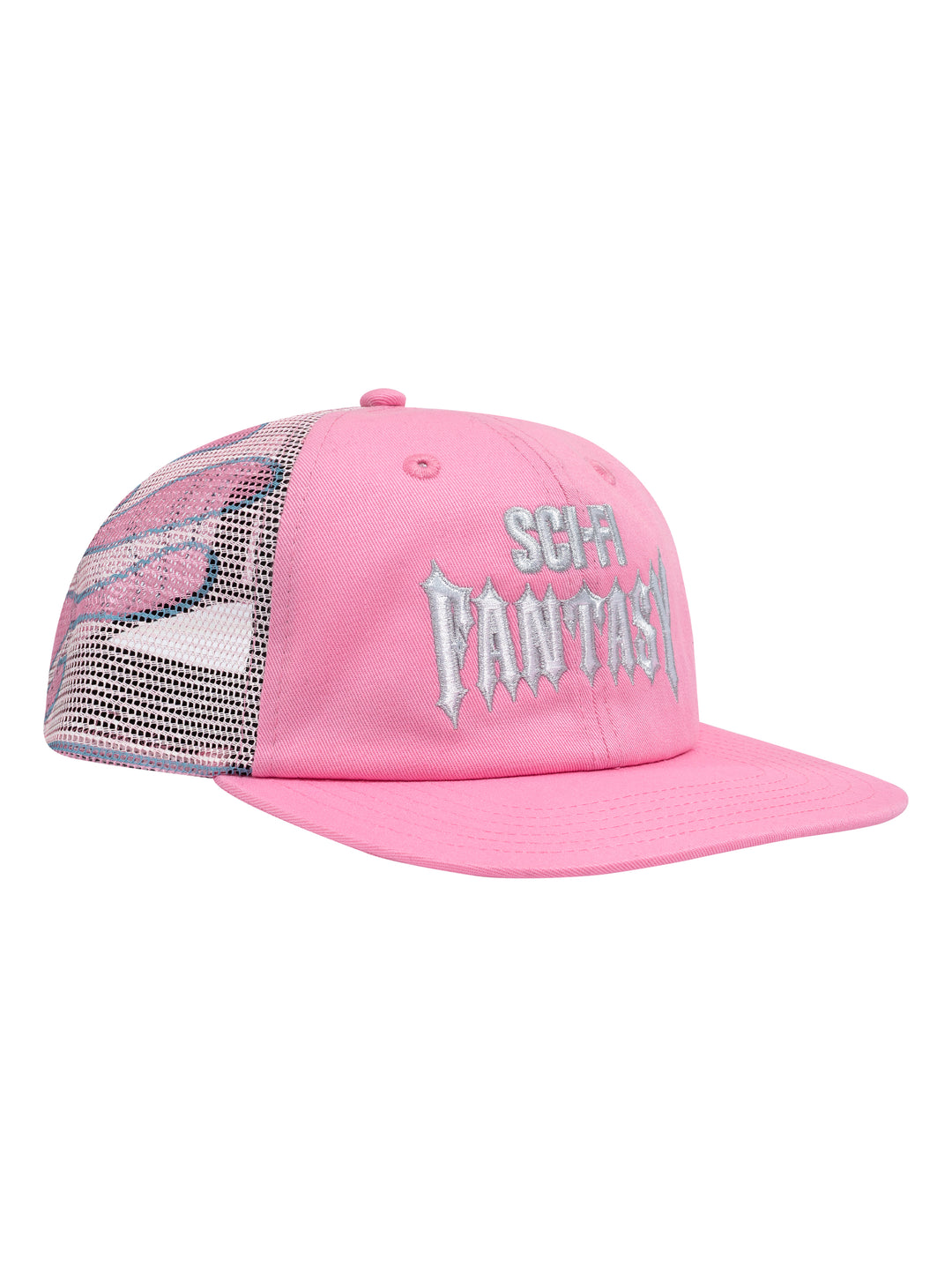 Sci Fi Fantasy Biker Logo Hat - Pink