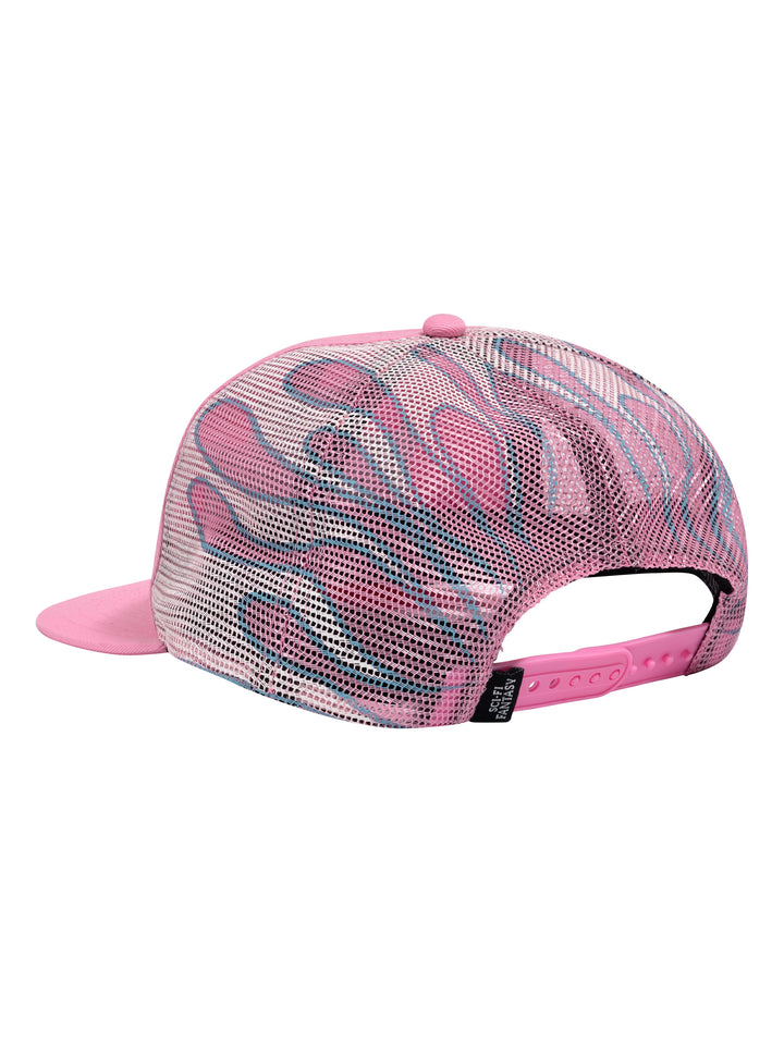 Sci Fi Fantasy Biker Logo Hat - Pink