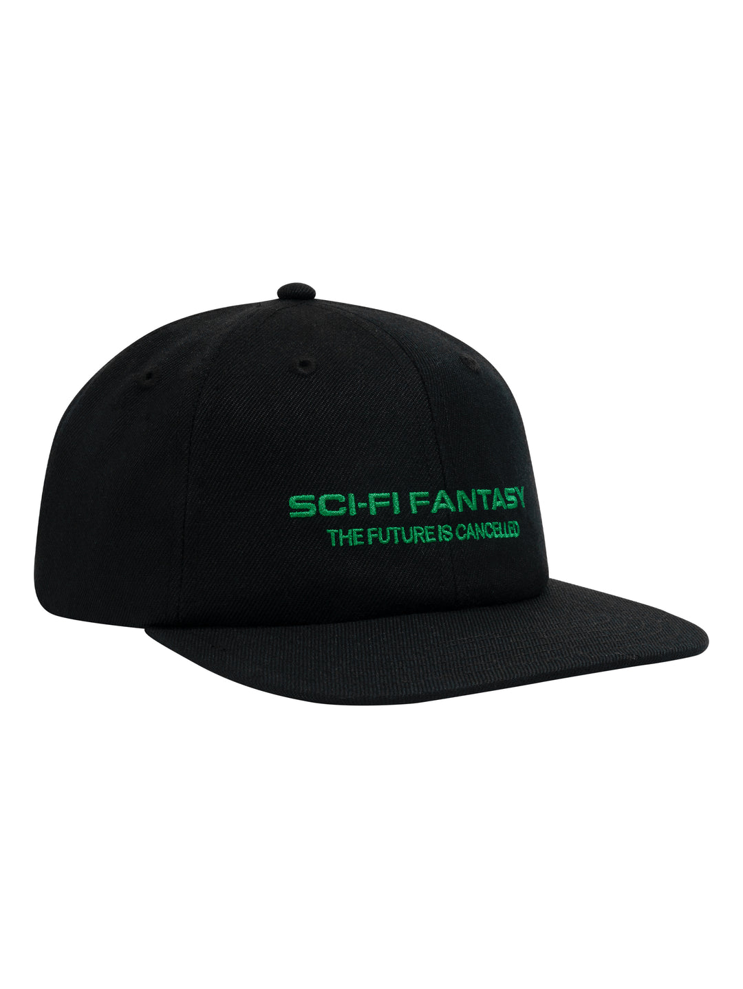 Sci Fi Fantasy the Future Is Cancelled Hat - Black