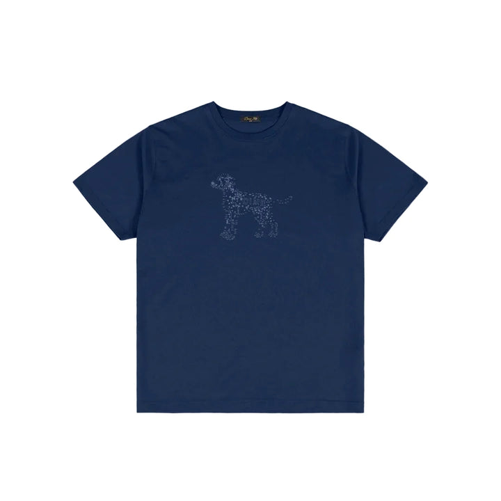 Dime Dots Tee - Midnight Navy