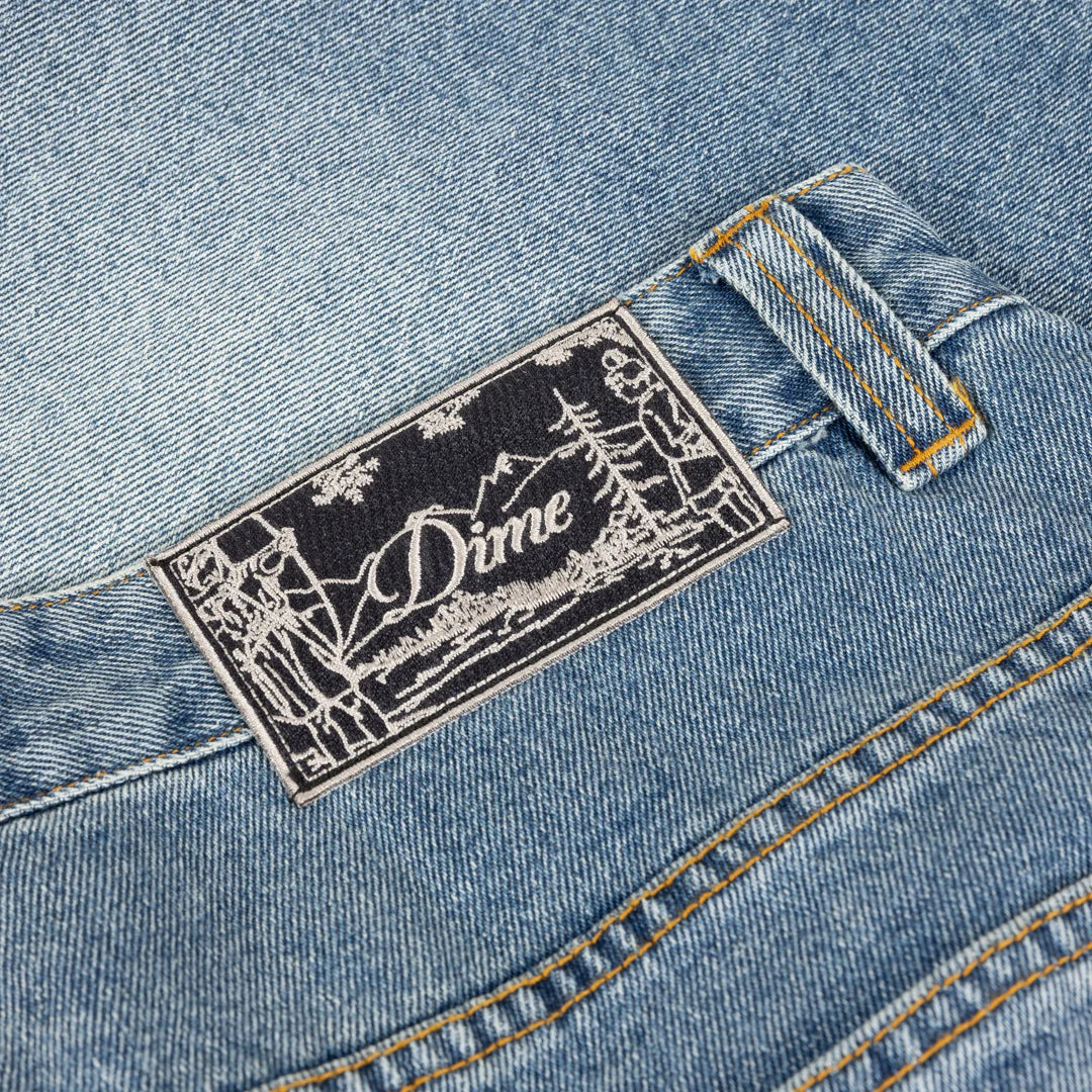 Dime Classic Denim Shorts - Sandblasted Indigo