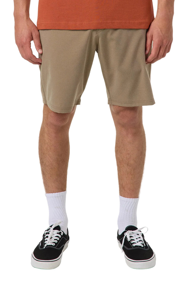 O'Neill Reserve Light Check 19" Hybrid Shorts - Dark Khaki 2