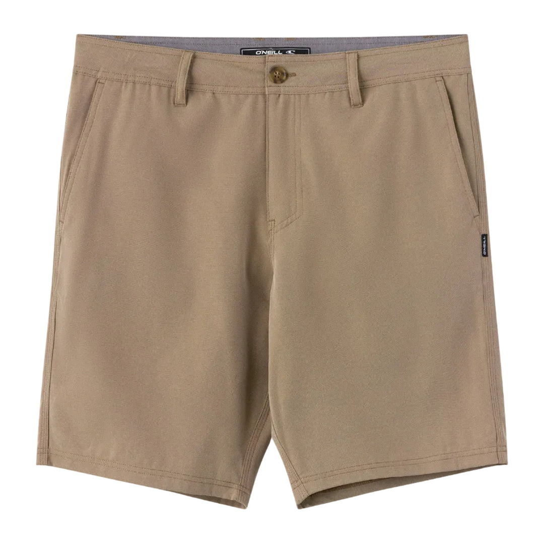 O'Neill Reserve Light Check 19" Hybrid Shorts - Dark Khaki 2