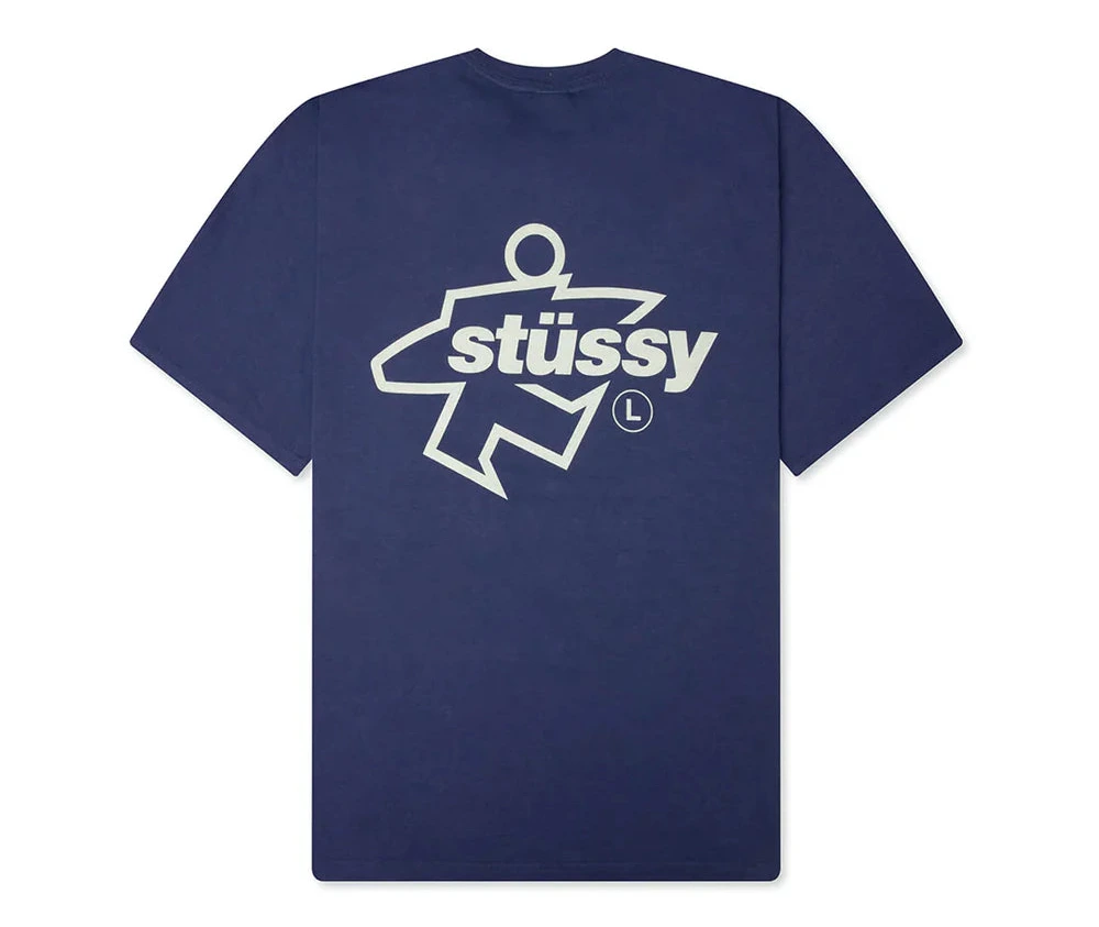 Stussy Surf Size Pigment Dyed Tee - Indigo