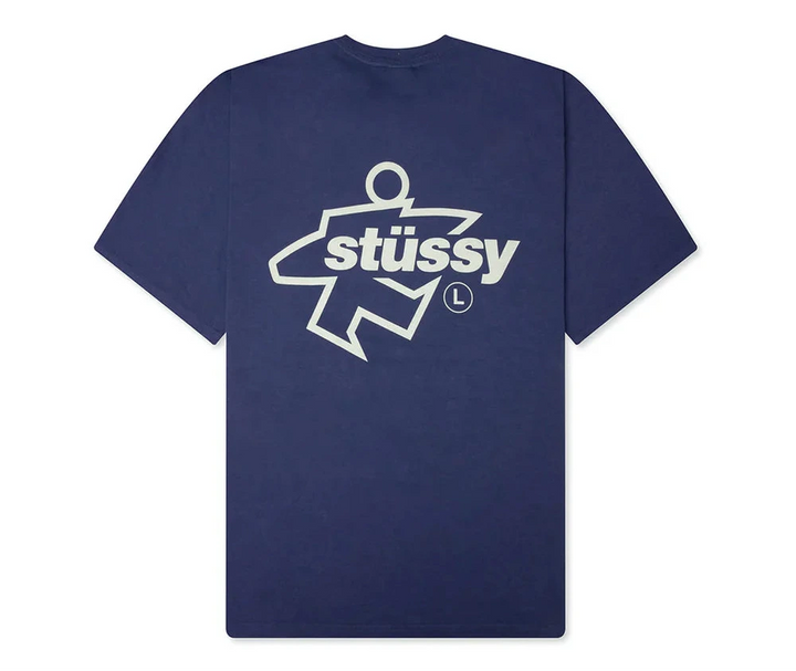 Stussy Surf Size Pigment Dyed Tee - Indigo