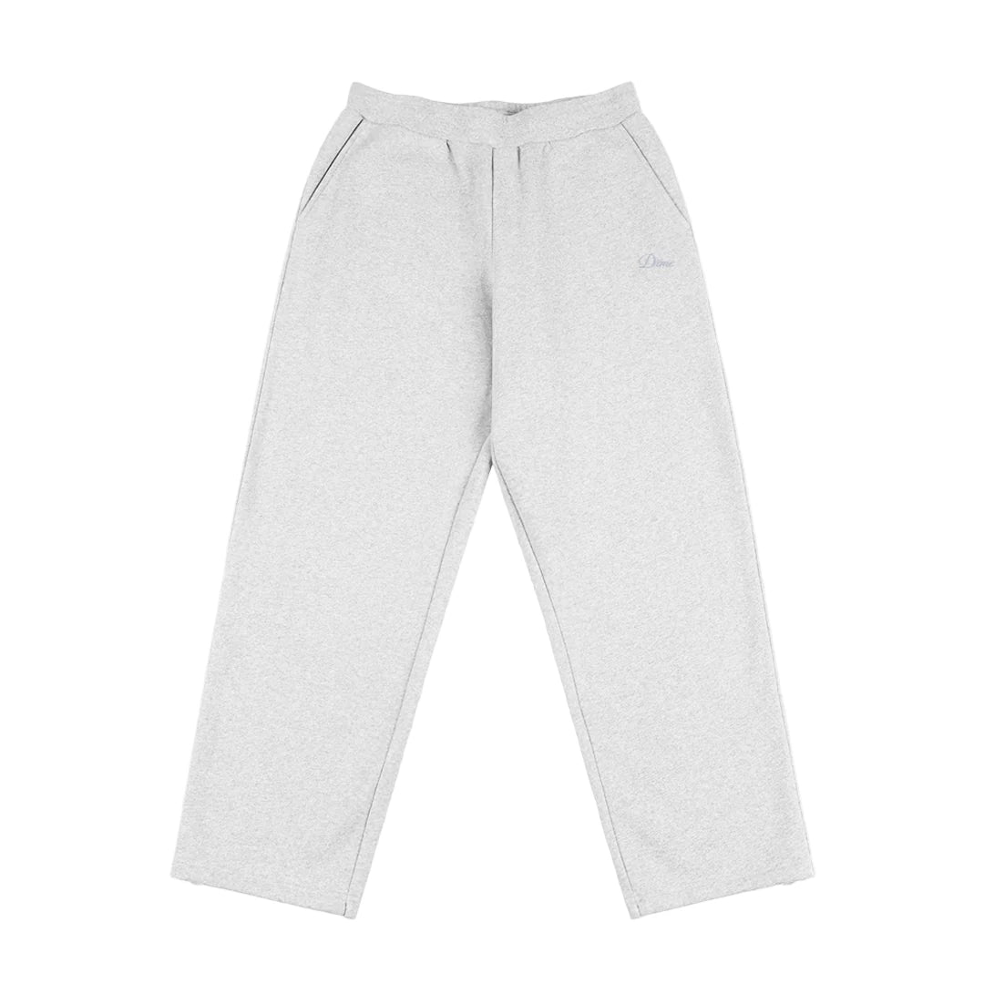 Dime Cursive Small Logo Sweatpants - Ash